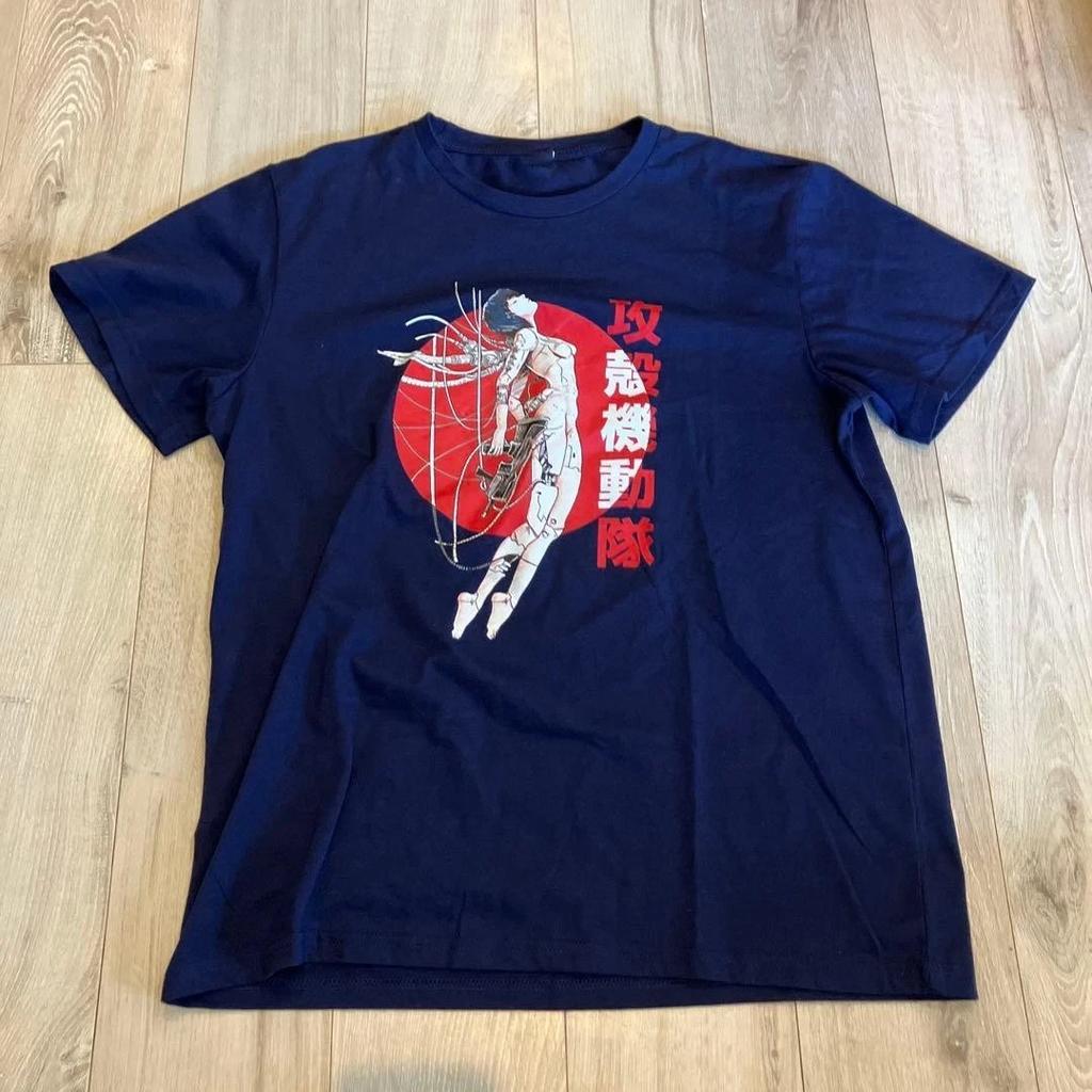 Vintage Ghost in the Shell Innocent T Shirt Navy Unisex NT188 FREE SHIPPING