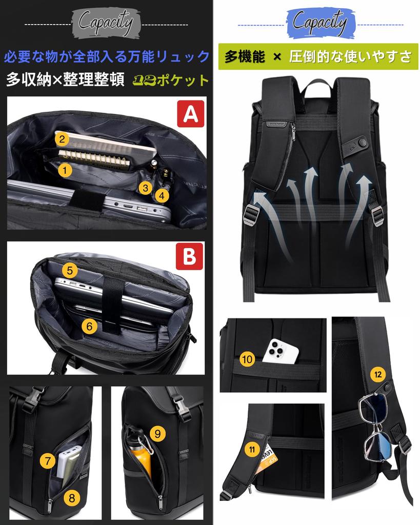 Business Grand Eau PC A4 Collège Rabat Beige [YCD] Sac à dos Homme, Élégant, Populaire, Décontracté, Sac à dos, Capacité, Imperméable, Léger, Sac à dos,