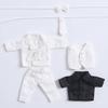 rakulifey Obitsu 11 Costume Suit Set, OB11 Size Clothes, Obitsu Clothes, 5 Colors (White)