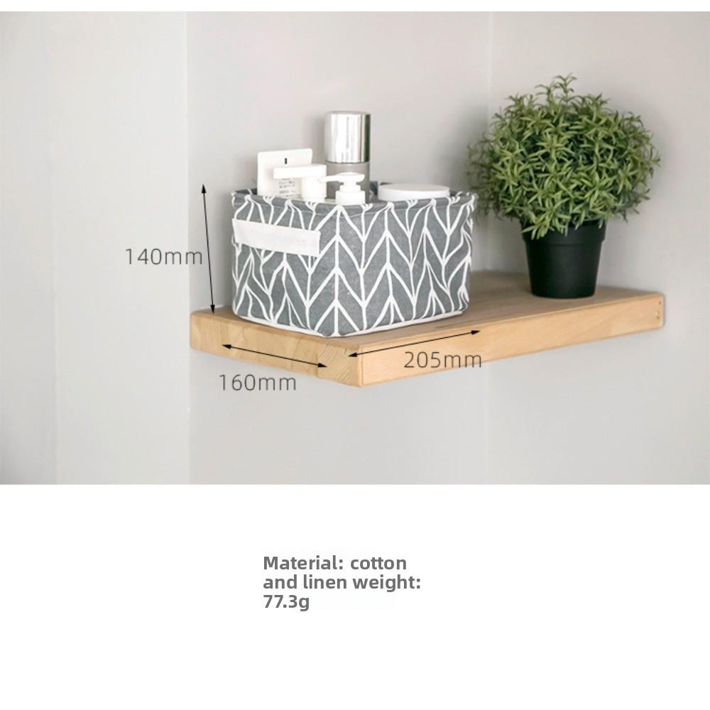 Tyglagringslåda Bomulls- och Linnelagringslåda Skrivbordslagringslåda Kosmetiklagerkorg Underkläderförvaringskorg