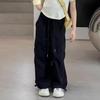 Korean Style Girls' Summer Casual Wide-Leg Overalls