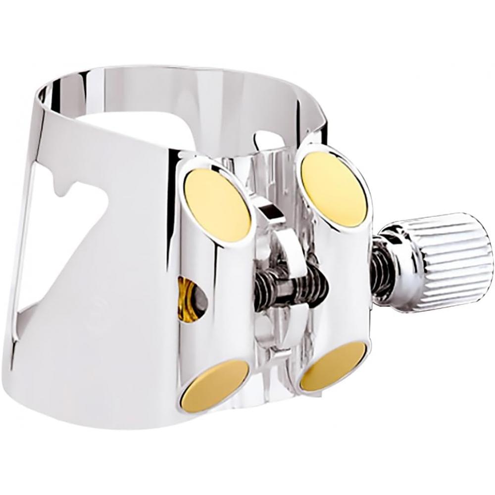 Vandoren Bass Clarinet Ligature Optimum With Plastic Cap Lc04p Silver Plated