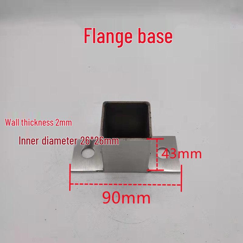 Stainless Steel 25x25 Square Tube Tee Connector for Shelving Display Racks