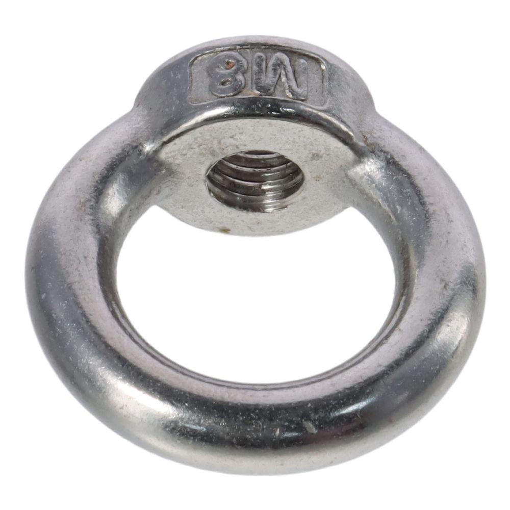 1/10pcs 304 Stainless Steel Threaded Nut Fastener Ring Shape Eye Bolt Screw  Lifting Accessories