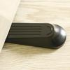 2pcs Black Door Stop Stops Stoppers Wedge Wedges Jam Block Home Office Home Improvement Door Stops Furniture Fittings Wholesale