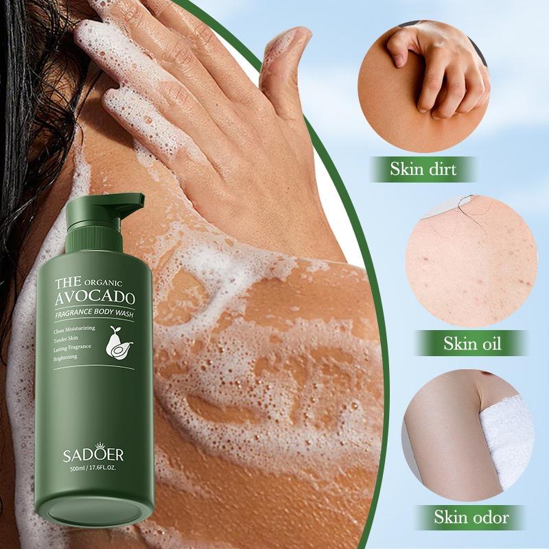 Avocado Fragrance Body Wash SADOER Skin Rejuvenation Cleansing Body Wash