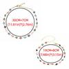 Stainless Steel Blue Eye Necklace Minimalist Clavicle Chain Fashion Colorful Anklet  Daily Wear