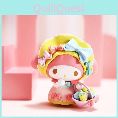 Niedliche Melody Puppenfigur Kuroomi Handwerksornament Mädchenherz Cartoon DIY Aufnäher Material Dekoration 6,5cm PVC