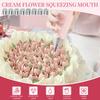 6/8 Pcs Russian Piping Tips Stainless Steel Cake Nozzles Set Layered Rose Icing Tip Flower Piping Tips Kit for Cake Decoration