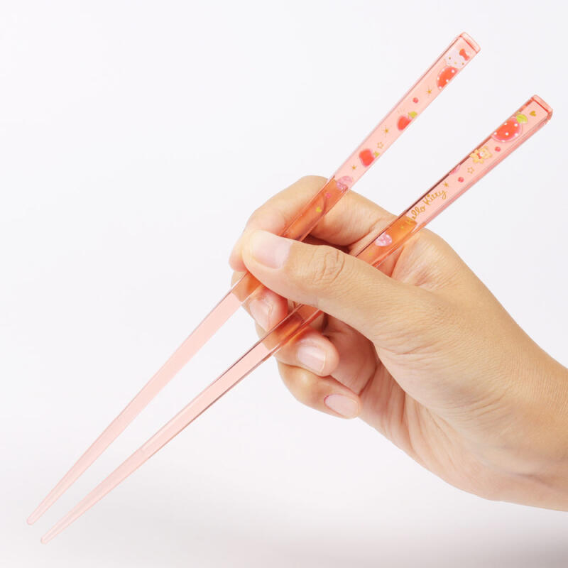 Hello Kitty Happiness Girl Acrylic Chopsticks 21cm