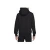 Nike Club Fleece Letter Logo Print Long Sleeve Fleece Hoodie Men Hoodies Black FN3105-010