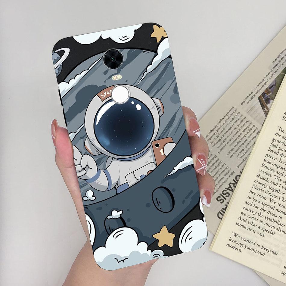 Cute Cartoon Case For Xiaomi Redmi 5 Plus Case Soft Painted Matte Silicone Back Cover For Redmi5 Plus Redmi 5+ Phone Cases Funda
