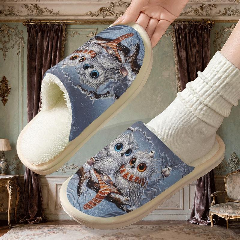 Cotton Shoes - Men's Warm and Comfortable Casual Home Shoes - Women's Slippers