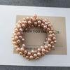 Korean Faux Pearl Elastic Hair Tie & Headband - Mori Girl Style Accessory
