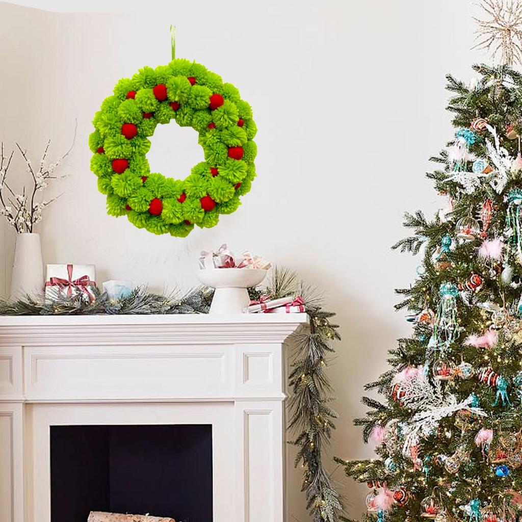 36cm Christmas Wreath, Door Wreath, Window Display Decoration, Shopping Mall, Restaurant And Hotel Scene Arrangement