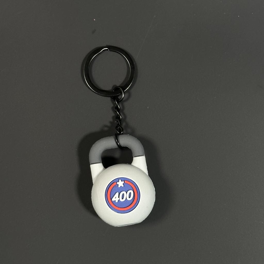 Fitness Series Gummi-Schlüsselanhänger: Hantel- & Kurzhantel-Anhänger für Geschenke