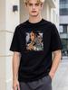 Unisex T Shirt Cool Graffiti Girl Print Casual Comfortable Soft Daily Fashion Top
