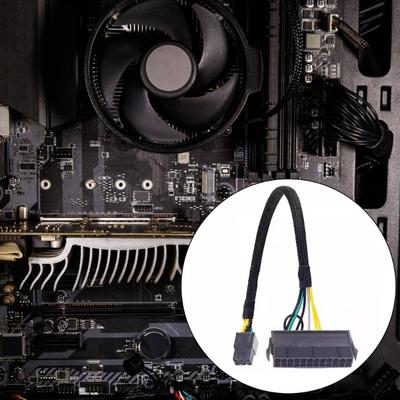 Universele 24-pins naar 6-pins Voeding Conversiekabel Vervanging voor 3650 3040 7040 Computer Moederbord