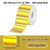 1 Roll Laser-Color Silver/Matte Silver Labels Thermal Transfer Printing Paper Round Square Sticker For M110 Printer For Phomemo