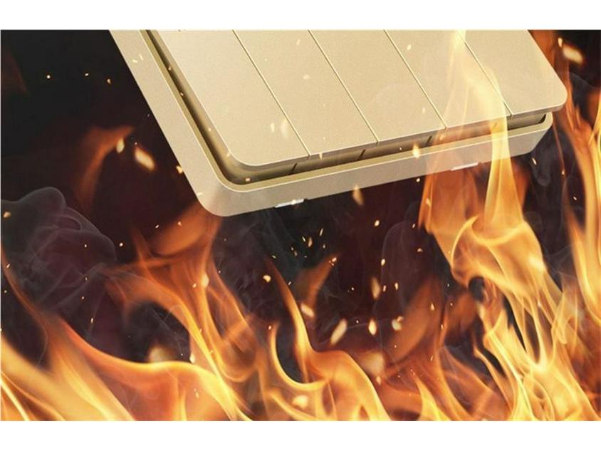 Germany Type 86 Five-in-One Bathroom Fan Heater Switch Panel with Four-Gang and Five-Gang Options