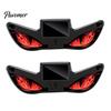 LED Devil Eye Car Decor Solar Eyes Light for Windshield, Magnetic Installation Window Warning Sign with Three Enthusiast Lighting Gear Smart
