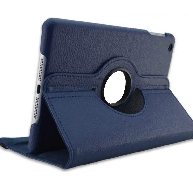 

Чохли з поворотом на 360 градусів для Samsung Galaxy Tab S6 Lite 10.4 SM P610 P615 Відкидна кришка-підставка для Tab S7 S8 2022 11 дюймів T870/X700 S7 SM-T870 11in 2021 Темно-синій