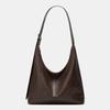 Slouchy Tote Bags for Women Retro Vegan Leather Shoulder Crossbody Bag Faux Leather Handbag Purse Satchel Soft Leather Bag