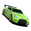 1 24 RC Drift Car, 2.4Ghz 4WD Remote Control Car Electric Racing Vehicle with LED Lights for Indoor Outdoor