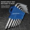 7 Pcs Allen Key Sets Hexagon Spanner Universal Hex Wrench Screwdrivers Six-Lens Ball Keys Hand Tools For Bicycle Repair