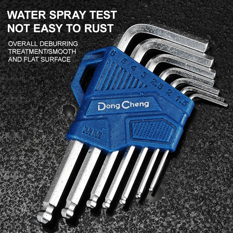 7 Pcs Allen Key Sets Hexagon Spanner Universal Hex Wrench Screwdrivers Six-Lens Ball Keys Hand Tools For Bicycle Repair