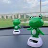Popular Solar-Powered Frog Dashboard Ornament – Cute Car Decor Gift