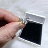 JONNEIC Four-Leaf Clover Lucky Silver Plated Ring