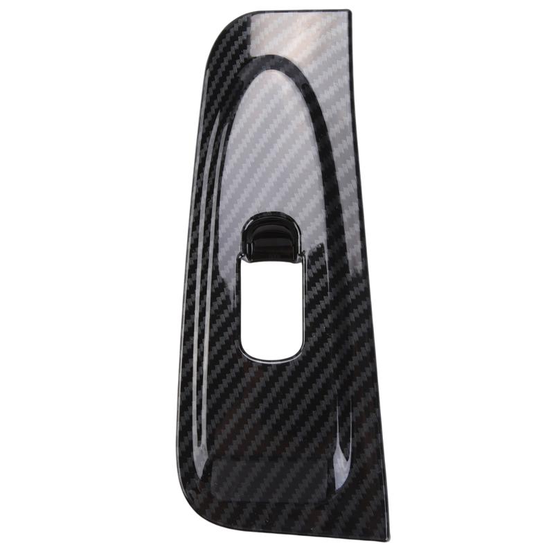 2Pcs ABS Carbon Fiber Window Armrest Trim Cover For Hyundai Grand Starex H1 2019 2020 Car Interior Accessories