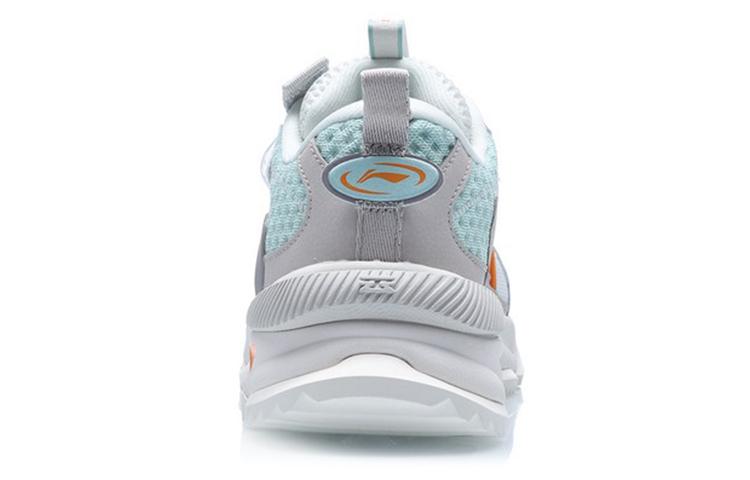 Li Ning Nebula M1 Textile, Synthetic Leather Cushioning Low Top Sports Casual Shoes Women's White Gray AGCQ244-1
