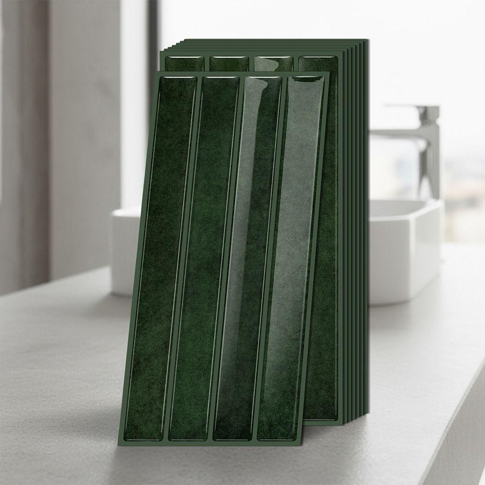 Multicolor Tile Wall Sticker Waterproof Decorative Stickers 3D Kitchen Wall Paper Home Decoration
