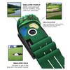 Light weight ABS Golf Practice Mat with Noise Reduction Surfaces for Quiet Durability Use at Homes or Course