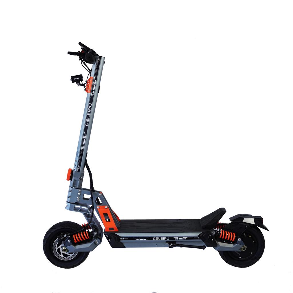 GELEIPU GT EVO Electric Scooter 11inch Off-road Tires 1600W*2 Motors 60V36Ah Battery 86km/h Max Speed 95km Max Range Adult Off-road Escooter