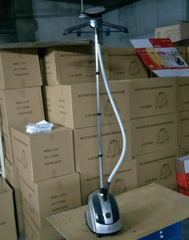 Vertical Garment Steamer with Anti-Scald Temperature Control and Fast Heating