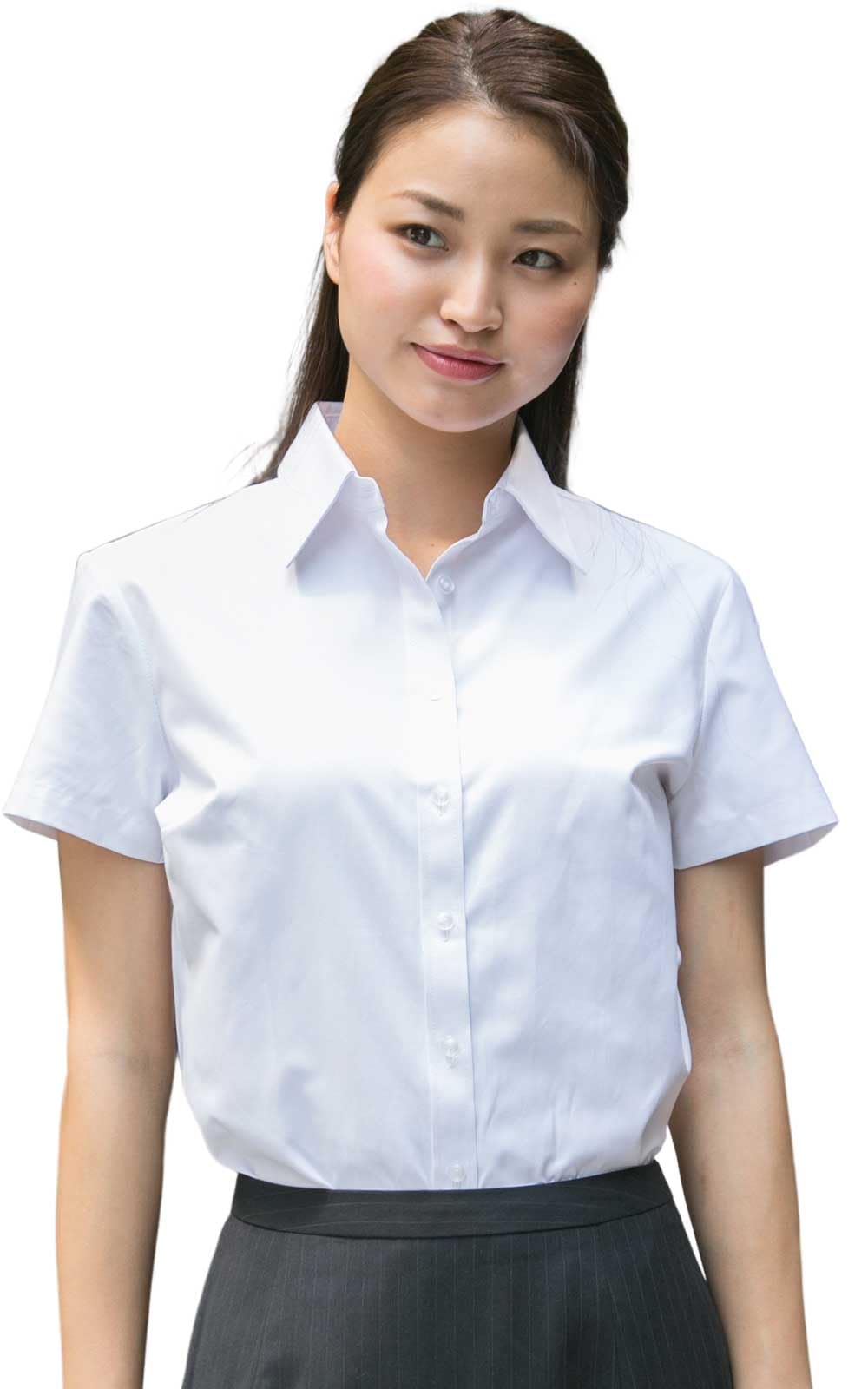 

Блузка для короткого платья белое платье бизнес открытый [Atelier Sanrokugo] женщины, рукав, рубашка, рубашка, белый, рубашка, офис, рубашка, носить, стильный, y-рубашка,