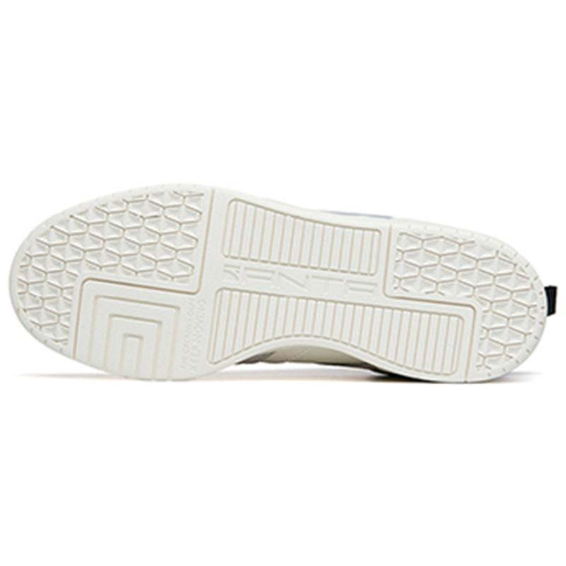 Anta Anti-Slip Wear-Resistant Low-Top Skateboard Shoes Men's White Gray Sneakers 112218085-2