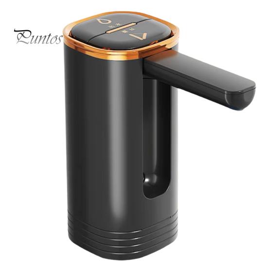 

Насос для бутылки с водой, малошумный перезаряжаемый компактный размер, электрический автоматический питьевой мини-кувшин для воды, диспенсер для офиса чёрный