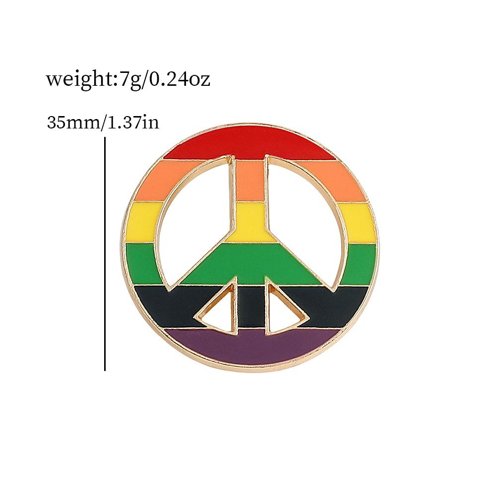 LGBT Rainbow Flag Pins Creative Heart Yeh Finger Enamel Pin Clothes Bag Lapel Gay Lesbian Pride Icon Badge Brooch Unisex