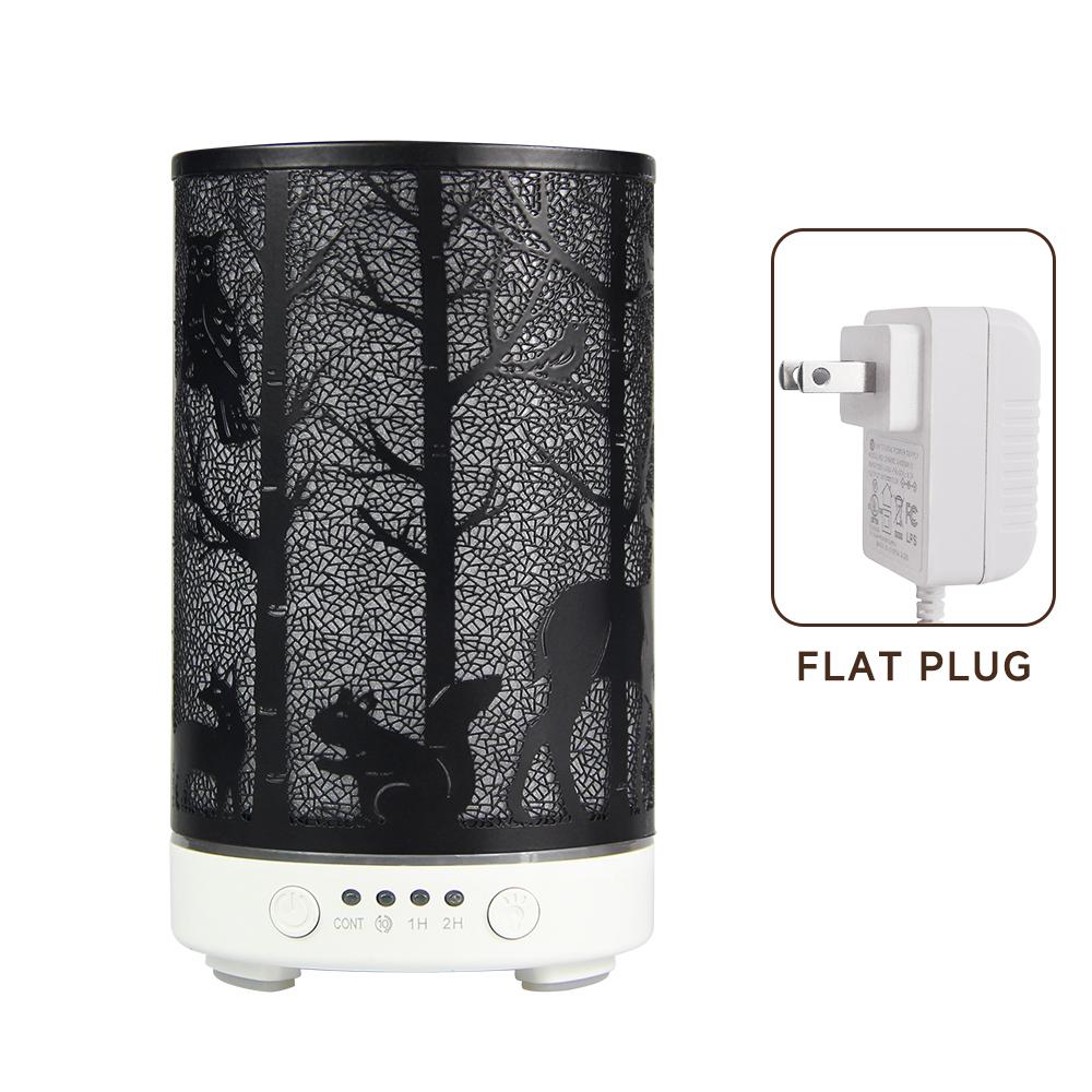 Aroma Diffusor Luftreiniger Tischgerät Ätherisches Öl Hohlhirsch Ultraschall-Luftbefeuchter 100ml Timing-Funktion Automatische Abschaltung