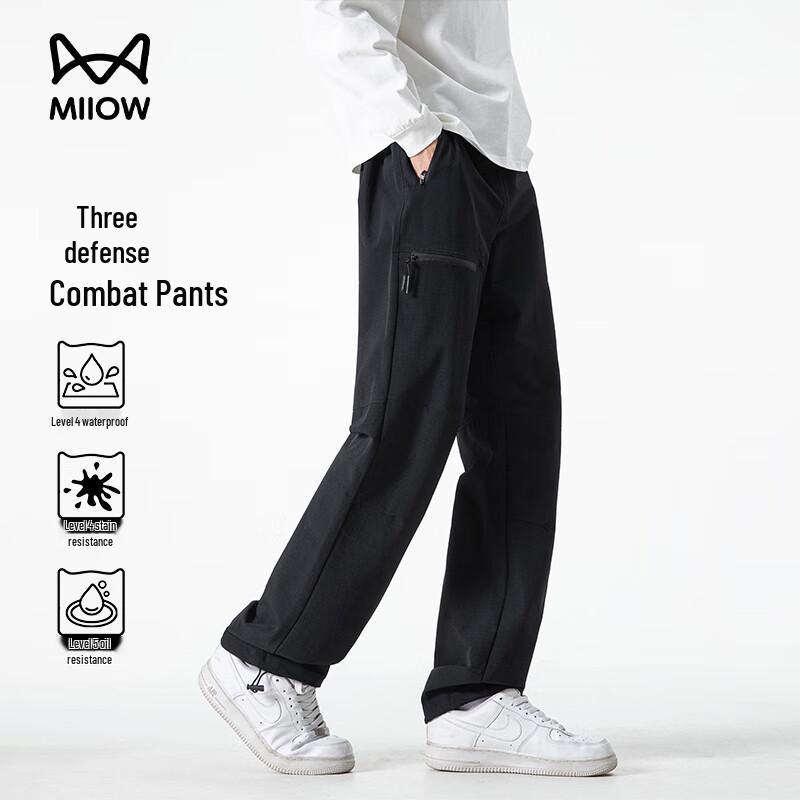

Mao Ren Men s Outdoor Techwear Straight-Leg Cargo Pants L