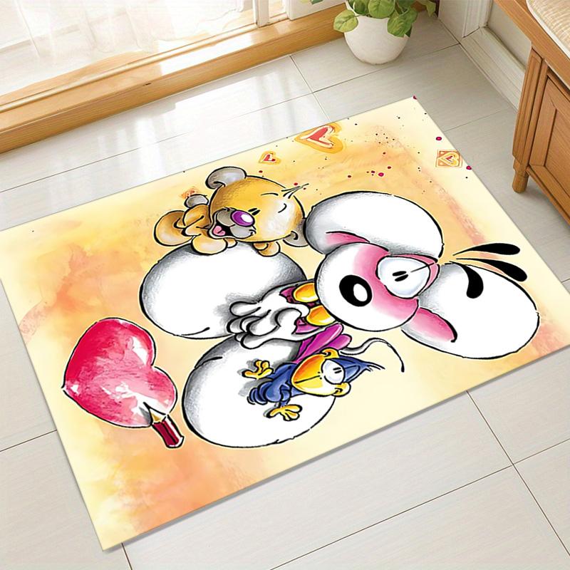 Love Friendship Carpet For Playroom Bedroom Living Room Sofa Home Decorkids Game Area Rug Nonslip Floor Mat