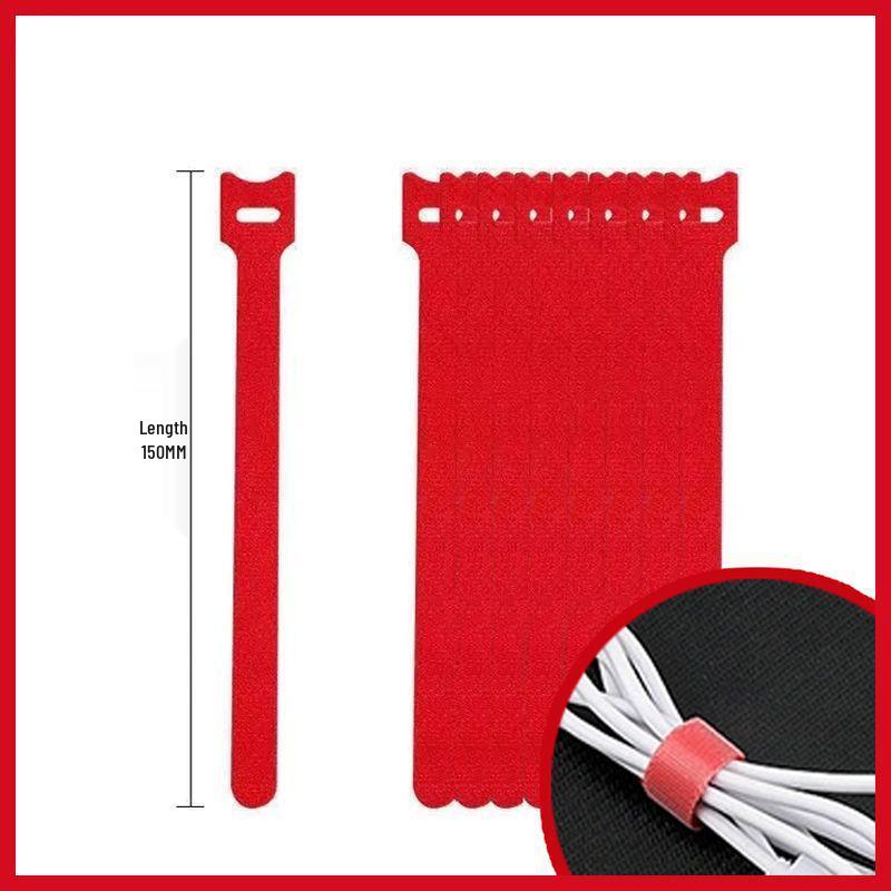 Hook & Loop Cable Ties: Organizer for Earphones, Chargers, Data Cables, and Network Cables