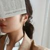 Fashion Chain Earrings Women's Simple Stainless Steel Temperament Stud Earrings