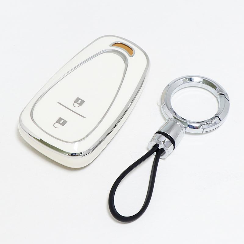 Auto Shell Holder Car Key Case Cover Fob For Chevrolet Cruze Blazer Equinox Camaro Malibu Xl Camaro Keychain Accessories