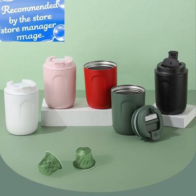 220ml Mini Thermo Coffee Cups Mug 316 Stainless Steel Travel Thermal Mug Tumbler Small Water Bottle Keep Warm Cold Insulated Cup
