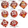 Chinese Style New Year Door Sticker Cartoon Fu Character Sticker  Spring Festival